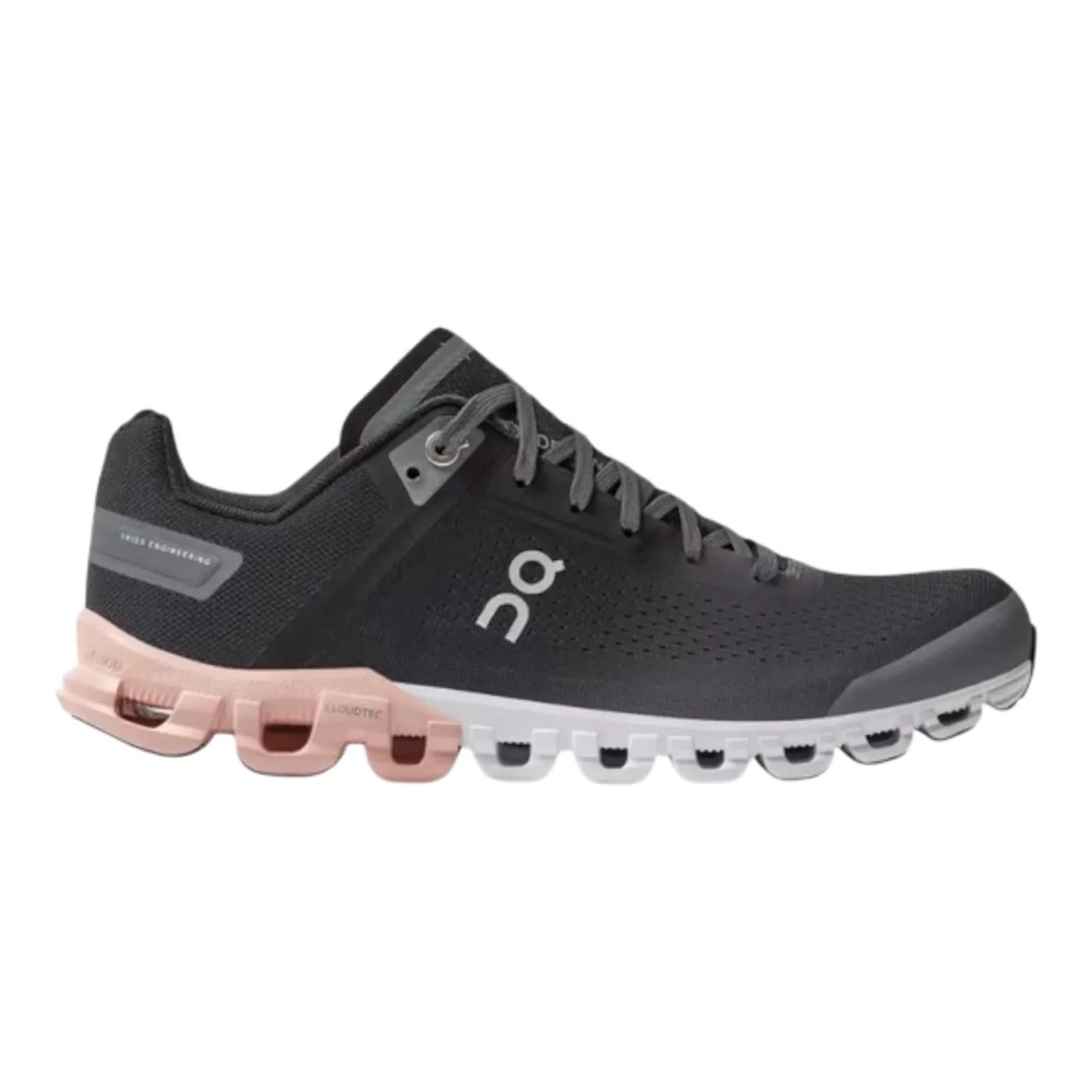 On Cloudflow Women’s Running Shoes Rock/Rose